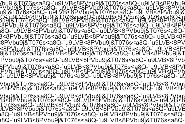 Corrupted Terminal Text Display
